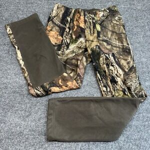 Mossy Oak Women's Camouflage Hunting Pants Brown Lower Leg Panel Outdoors Size M